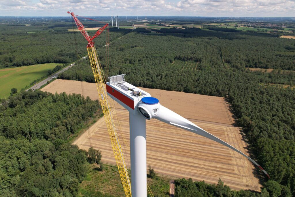 Windpark aus der Luft